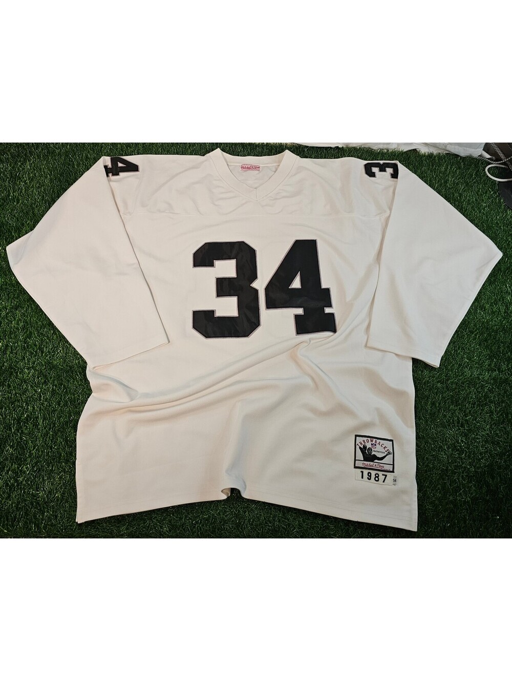 Mitchell & Ness NFL Throwback 1987 Bo Jackson #34 Jersey Size 54